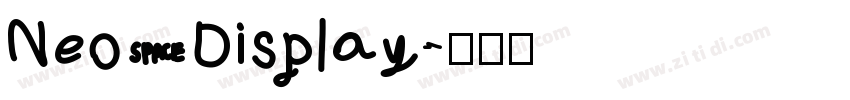 Neo Display字体转换